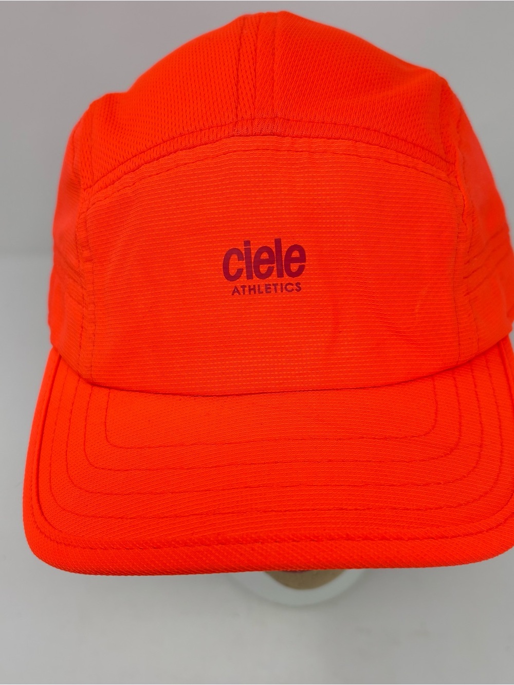 Ciele Athletics ALZCap SC Running Hat Cap Orange 5 Panel Lightweight 56.5cm
